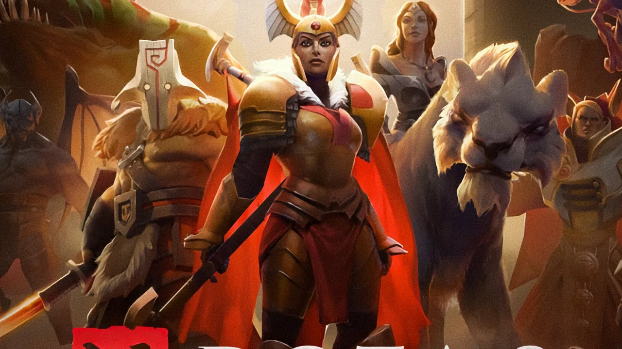 Dota 2 key art